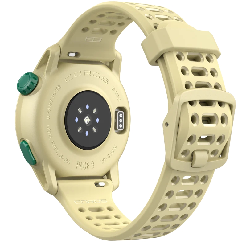 Montre Coros PACE 3 Silicone GPS Sport France Jaune Femme | OXG-1270954